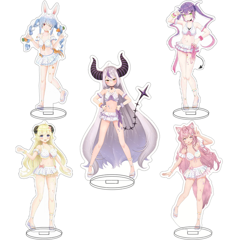 Anime Merchandise Collection - ฟิกเกอร์อะคริลิกตั้งโชว์ชุดว่ายน้ำ อนิเมะ Hololive ชิราคามิ ฟุบุคิ เนโกมาตะ